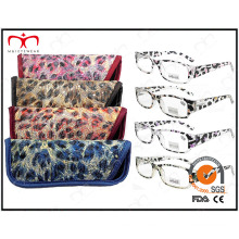 Moda bolsa de correspondência animal padrão óculos eyewearframe óculos de leitura (MRP21658)